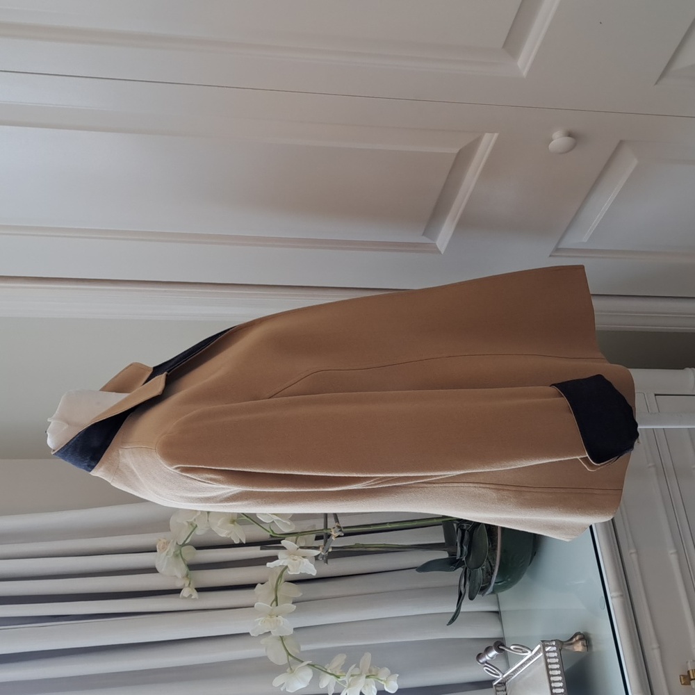 Tahari By Arthur S. Levine Womens Camel/Grey Dress/Preppy Cardigan Blazer 8 - Picture 4 of 8